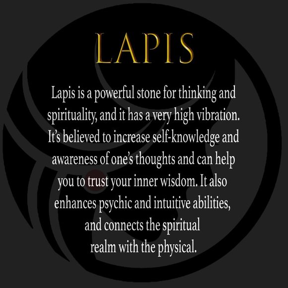 Bracelet Genuine Lapis. OS. - Picture 2 of 3